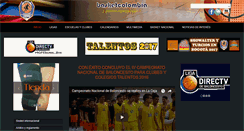 Desktop Screenshot of basketcolombia.com